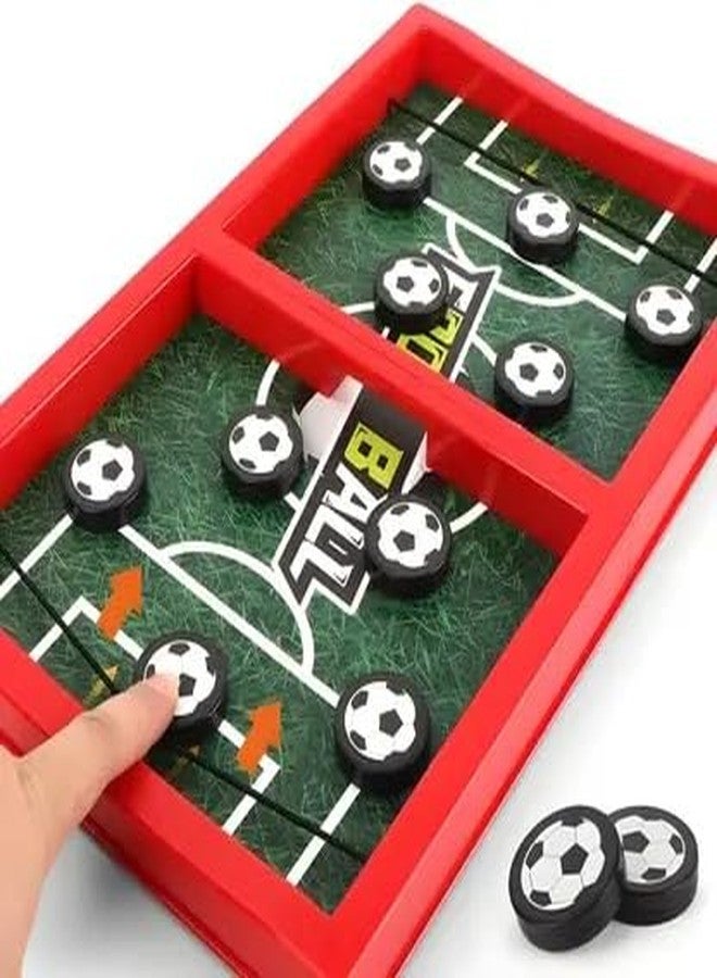 KIDDOVATE Sparkling String Football Basketball Hockey Table Board Game | Fast Sling Board Game for Kids and Adults | Interactive Game | Hand Eye cordination | Brain Development - Image 3